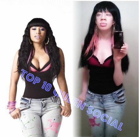 nicki minaj fake body before and after. nicki minaj fake body before